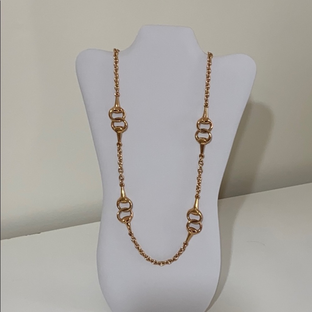 Equestrian style station necklace